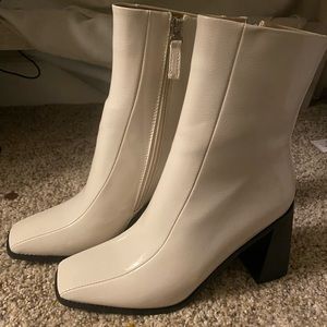 70s white boots